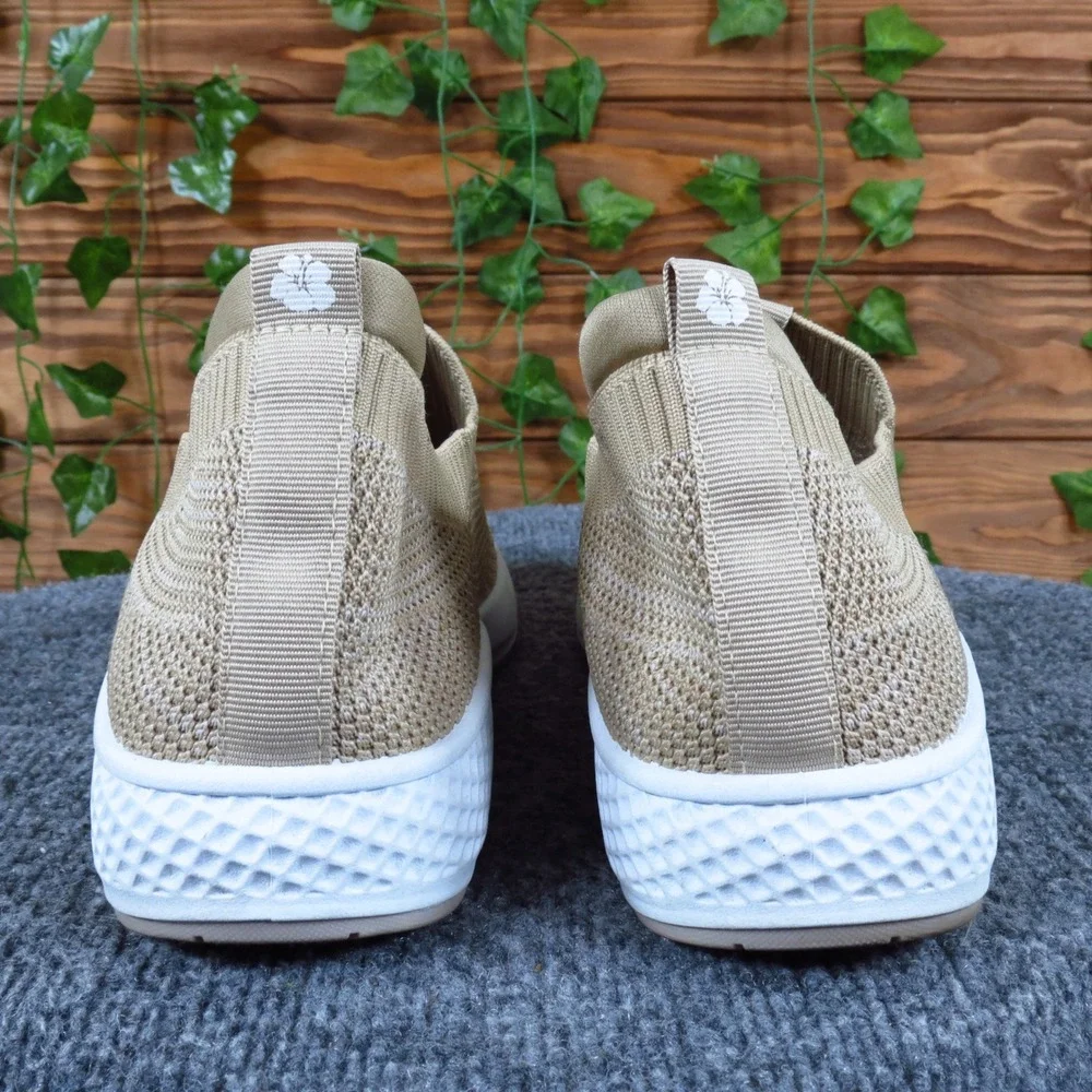 Tommy Bahama 80 867492 Womens Slip On Sneaker Size 10 Casual Walking Tan Knit‎
